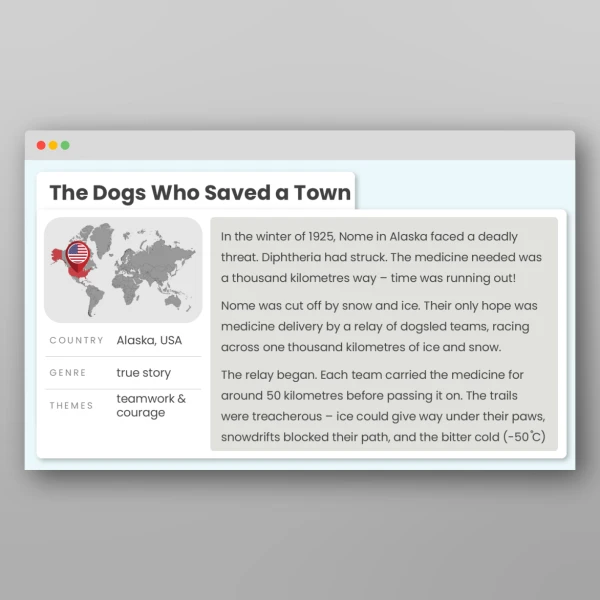 An image of the Around the World in 80 Stories - North America Resource