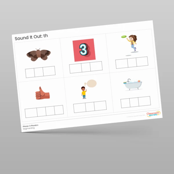 An image of the Phonics Sound It Out: th Resource