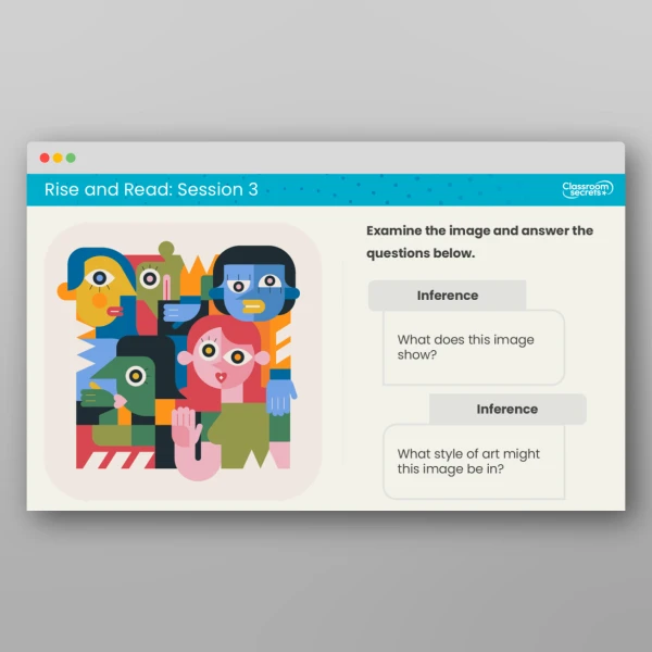 An image of the Rise and Read Picasso Resource