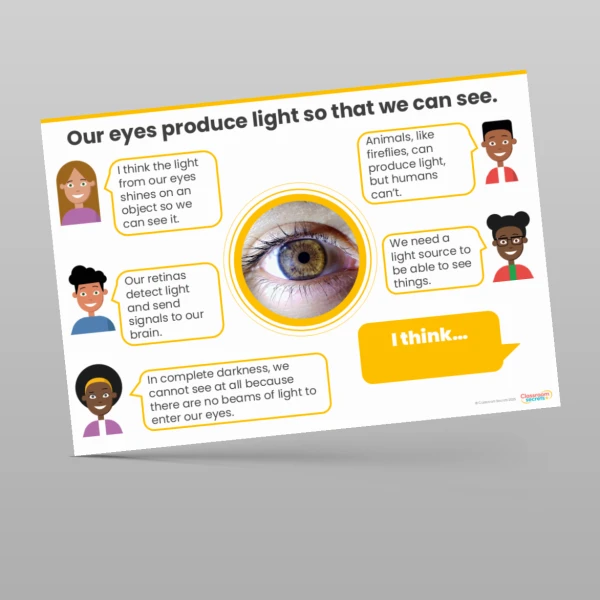 An image of the Light Concept Cartoons Resource