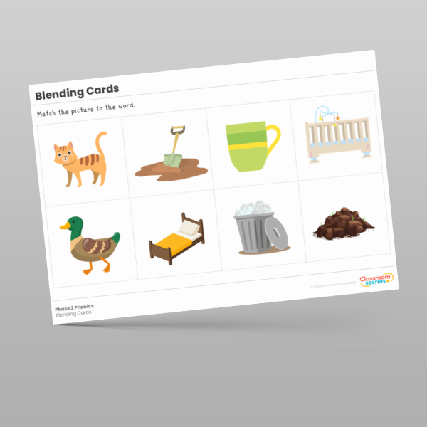 Eyfs Blending Cards Resource | Classroom Secrets
