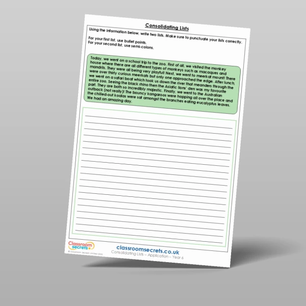 An image of the Consolidating Lists Application Resource