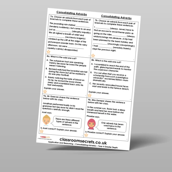 An image of the Consolidating Adverbs Application and Reasoning Resource