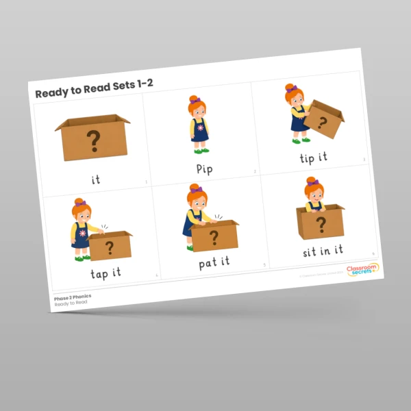 An image of the Ready to Read Short Caption Stories Sets 1-2 Resource