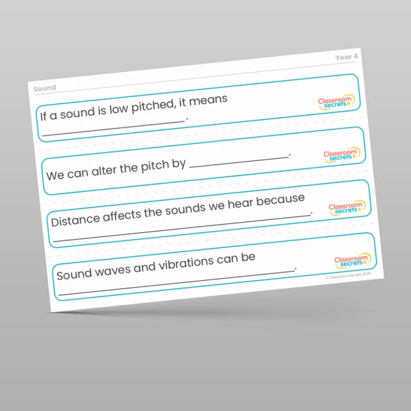 An image of the Sound Stem Sentences Resource