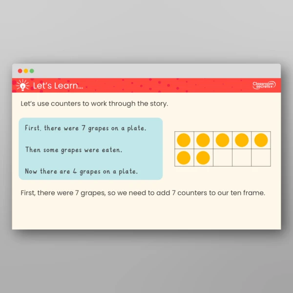 An image of the Missing Number Problems Teaching PPT Resource