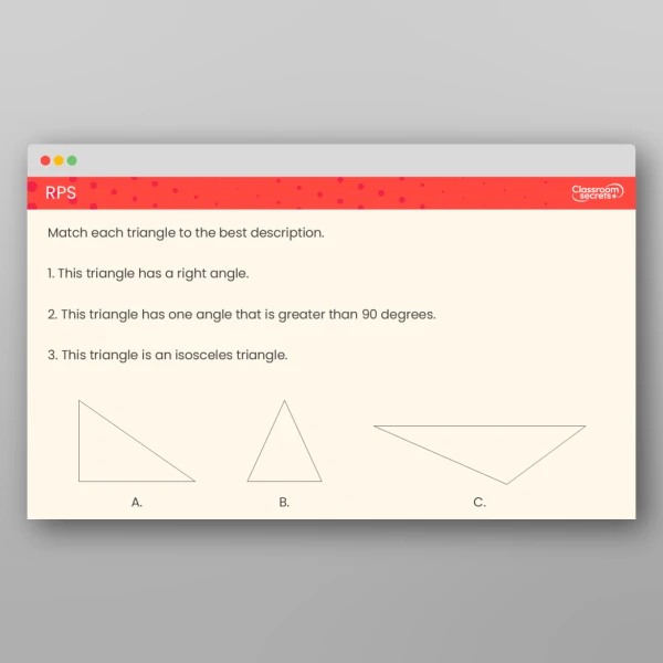 An image of the Angles of a Triangle Tutor PPT Resource