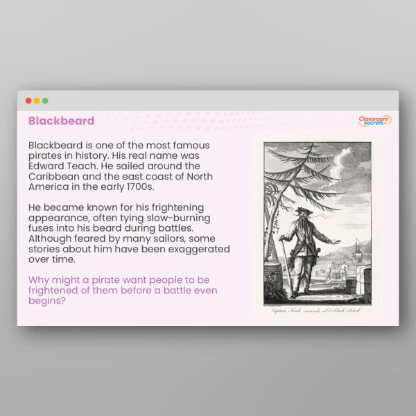 An image of the The Famous Pirates Teaching PPT Resource