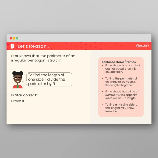 An image of the Perimeter of Polygons Teaching PPT Resource