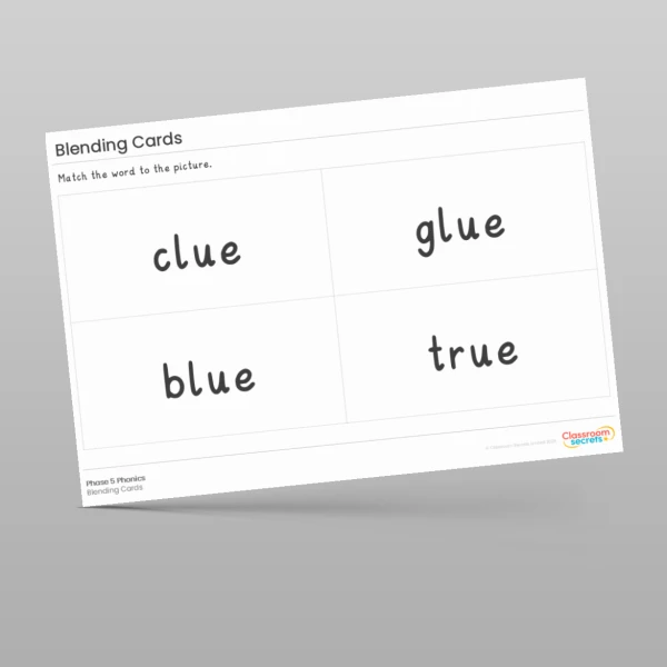 An image of the Blending Cards: ue Resource