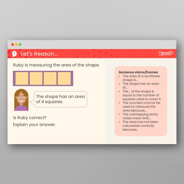 An image of the Free What is Area? Teaching PPT Resource