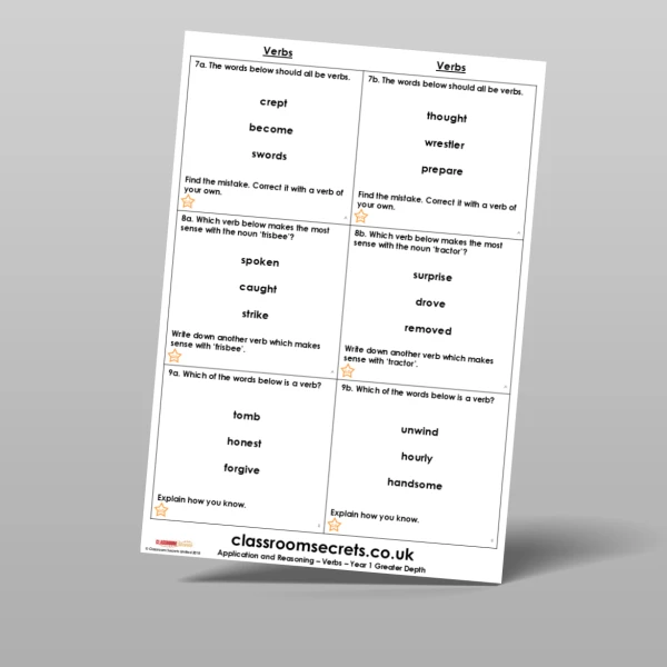 An image of the Verbs Application and Reasoning Resource