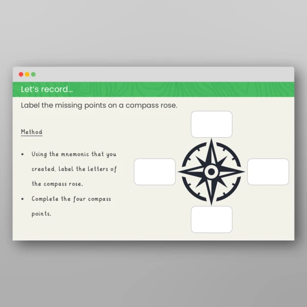 An image of the What is a Compass? Geography Fieldwork PPT Resource