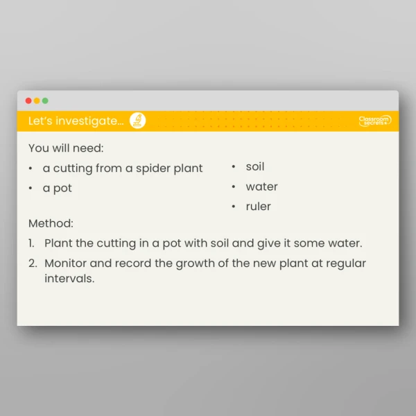 An image of the Lesson 2: How Do Plants Reproduce? Investigation Resource