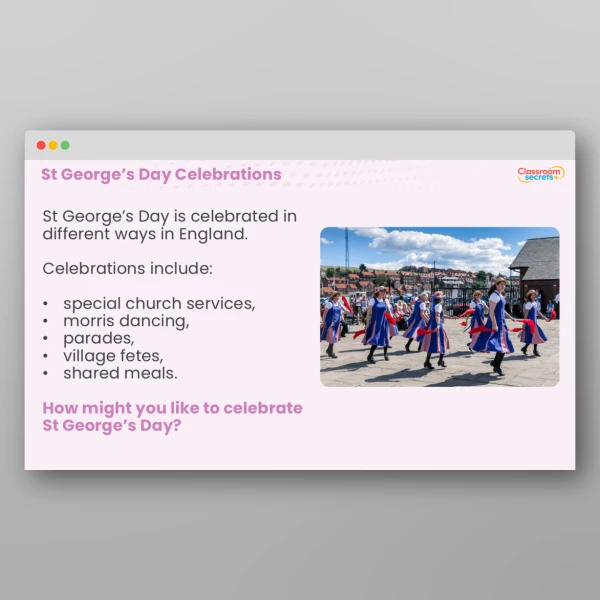 An image of the St George's Day Whole School Assembly PPT Resource