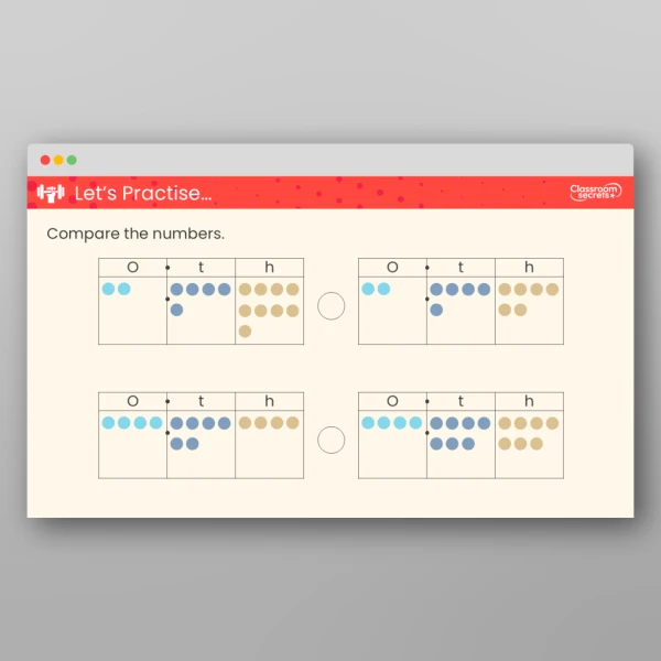 An image of the Compare Decimals Teaching PPT Resource