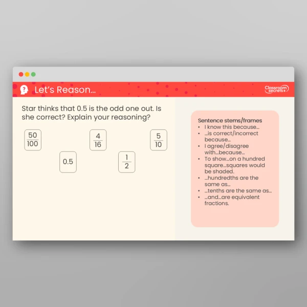 An image of the Halves and Quarters as Decimals Teaching PPT Resource
