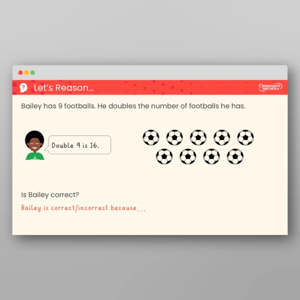 An image of the Doubles Teaching PPT Resource