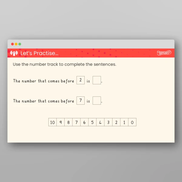 An image of the Count Backwards within 10 Teaching PPT Resource