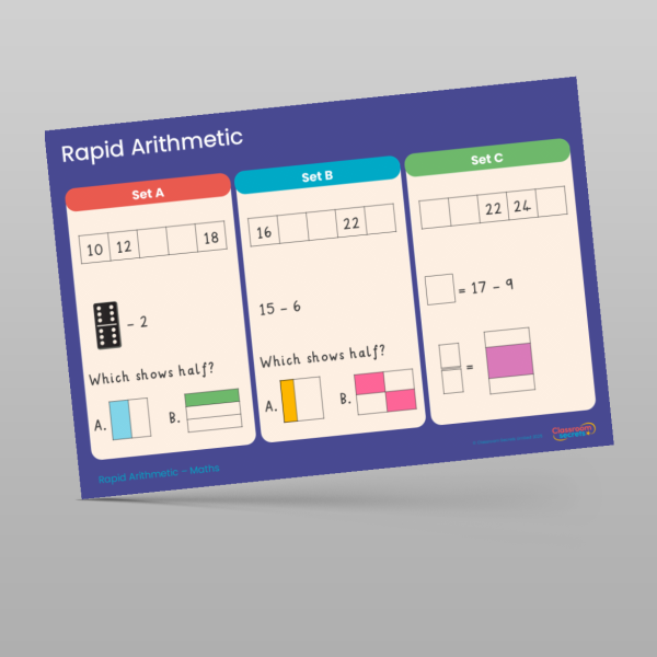 Year 1 Summer 1 Week 1 Rapid Arithmetic Resource | Classroom Secrets