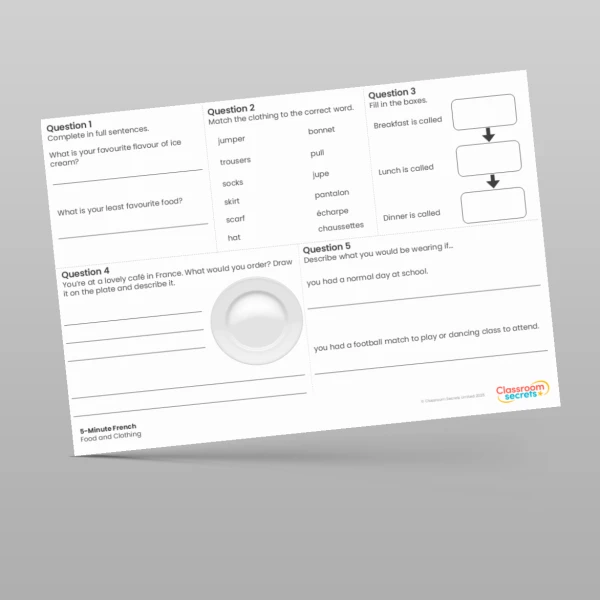 An image of the 5-Minute French Resource