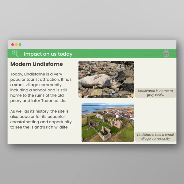 An image of the The Vikings What Happened at Lindisfarne? PPT Resource