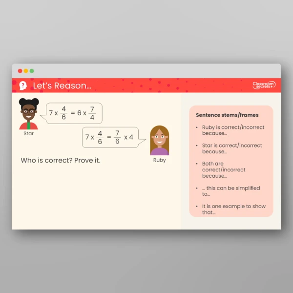 An image of the Multiply a Non-Unit Fraction by an Integer Teaching PPT Resource