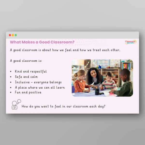 An image of the Classroom Rules PPT Resource