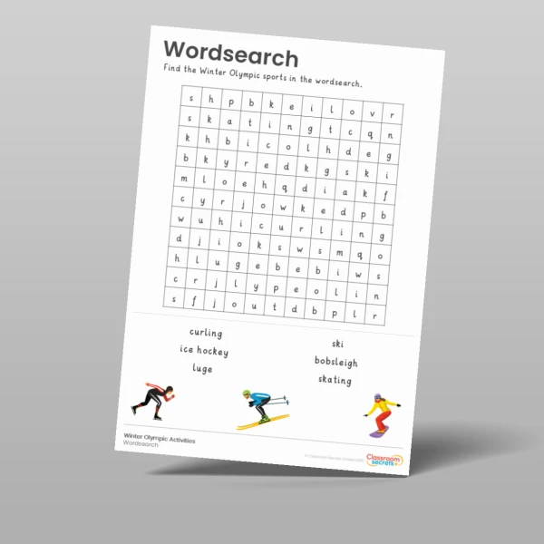 An image of the Winter Olympics Activity Pack Resource