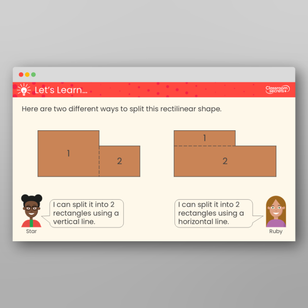 Year 5 Area Of Compound Shapes Teaching Ppt Resource | Classroom Secrets
