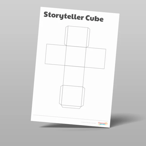 An image of the World Book Day Storyteller Cube Resource