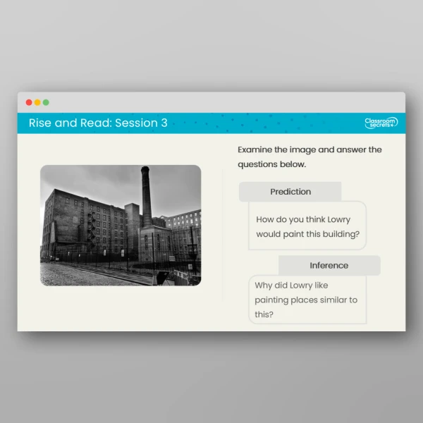 An image of the Rise and Read L. S. Lowry Resource