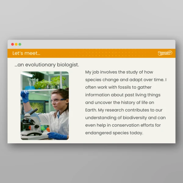 An image of the Lesson 2: How Have Living Things Changed Over Time? Resource