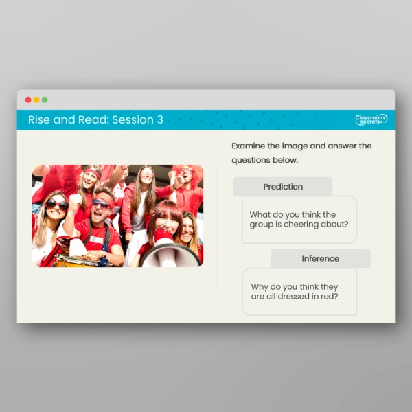 An image of the Rise and Read The Super Bowl Resource