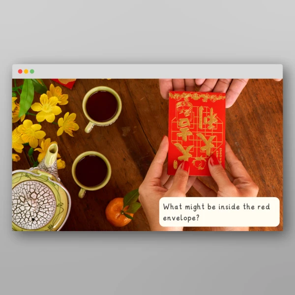 An image of the Chinese New Year I Wonder Discussion Prompts Resource