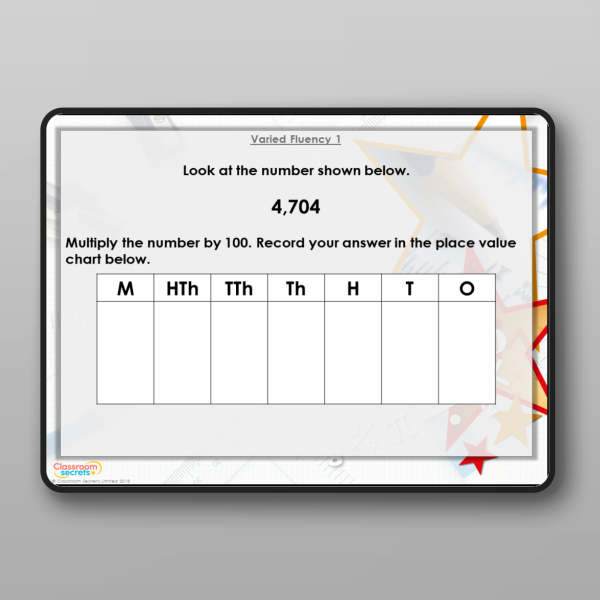 Year 5 Multiply By 10 100 And 1 000 Whole Numbers Modelling Ppt ...