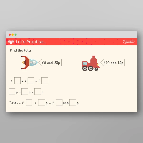 An image of the Calculate with Money Teaching PPT Resource