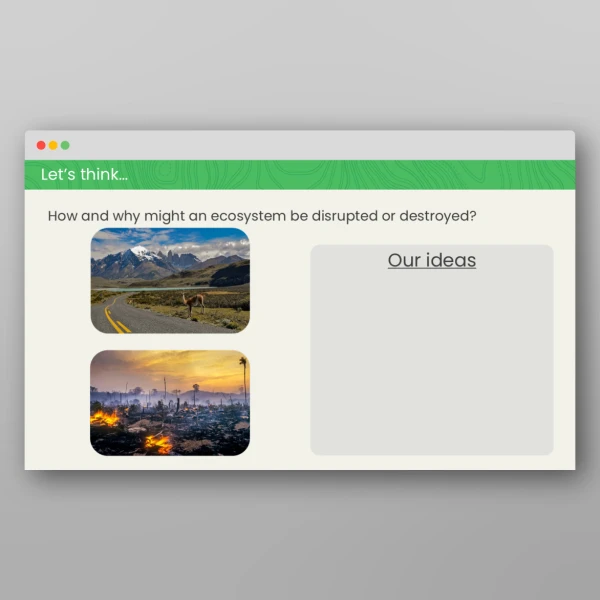 An image of the All About Ecosystems Geography PPT Resource