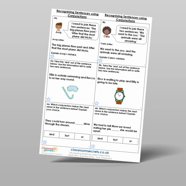 An image of the Recognising Sentences using Conjunctions Application and Reasoning Resource