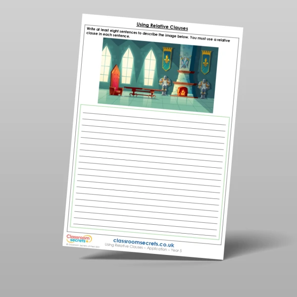 An image of the Using Relative Clauses Application Resource