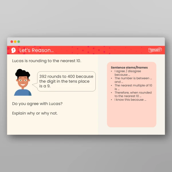 An image of the Round to the Nearest 10 Teaching PPT Resource