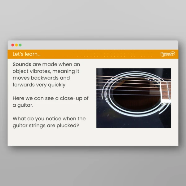 An image of the Lesson 1: How Can We Make Sounds? Resource