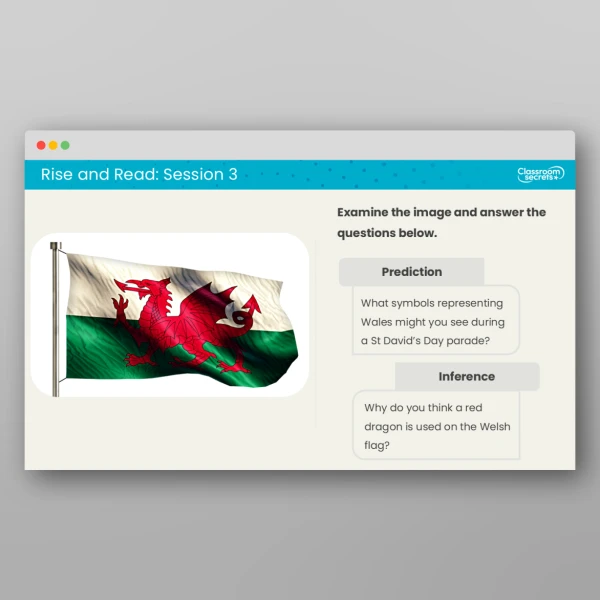 An image of the Rise and Read St David's Day Resource