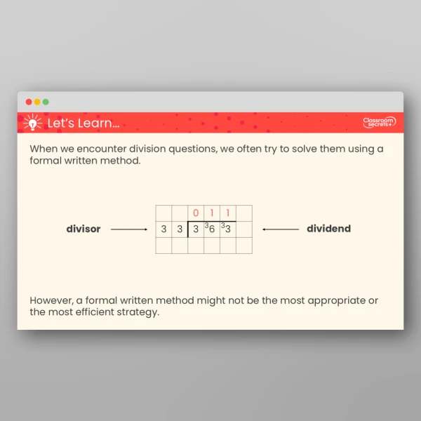 An image of the Solve Problems with Division Teaching PowerPoint Resource