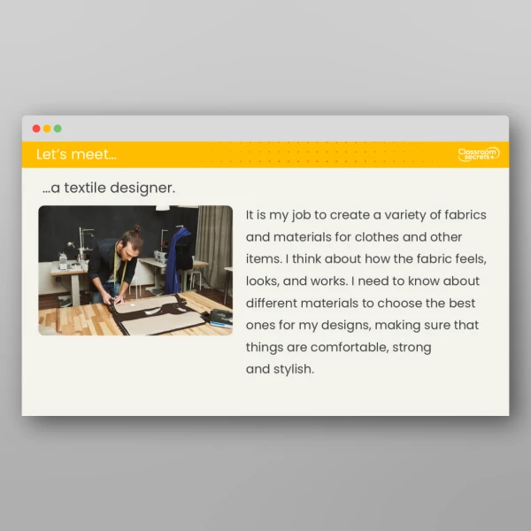 An image of the Lesson 5: Why Do we Use Different Materials for Different Objects? 2 Investigation Resource