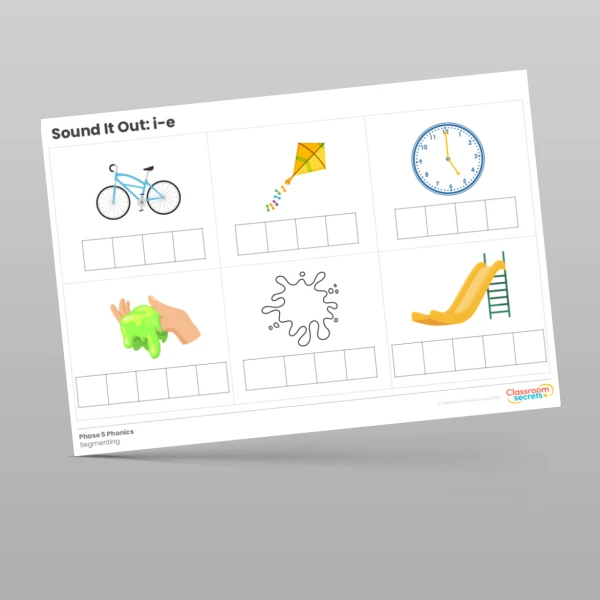 An image of the Phonics Sound It Out i-e Resource