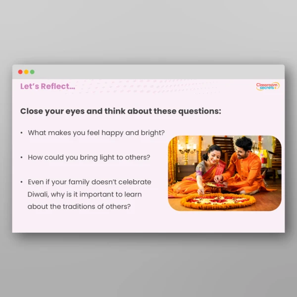 An image of the Diwali Whole School Assembly Resource