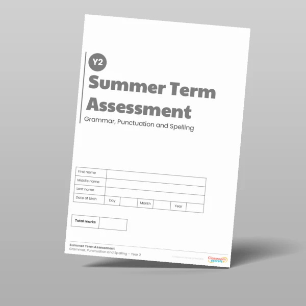 An image of the Summer Term GPS Assessment Resource