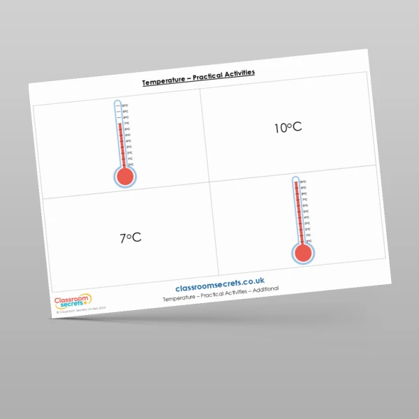 An image of the Temperature Practical Activities Resource