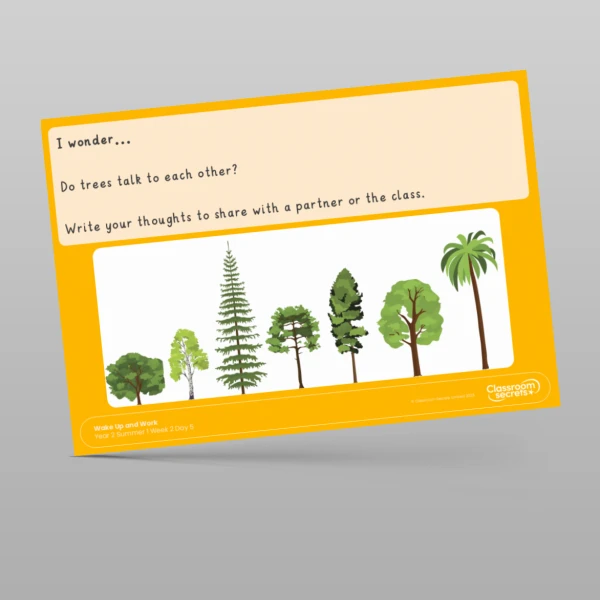 An image of the Summer 1 Week 2 Wake Up and Work Resource